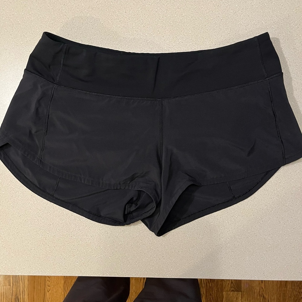 lululemon athletica Black Athletic Shorts